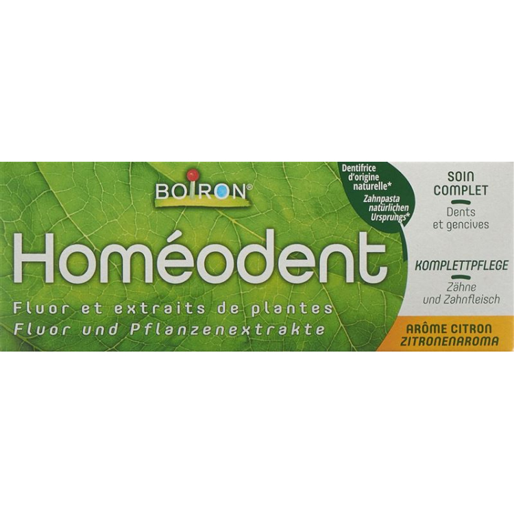 Homeodent tooth and gum care complete lemon tube 75 ml