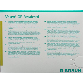Vasco OP Powdered Gr8 50 Paar