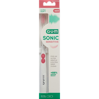 GUM Sonic Sens electric toothbrush white
