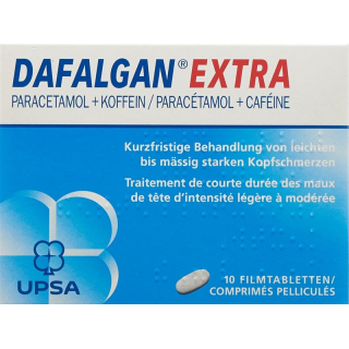 Dafalgan Extra Filmtablet 500/65 mg 10 pcs