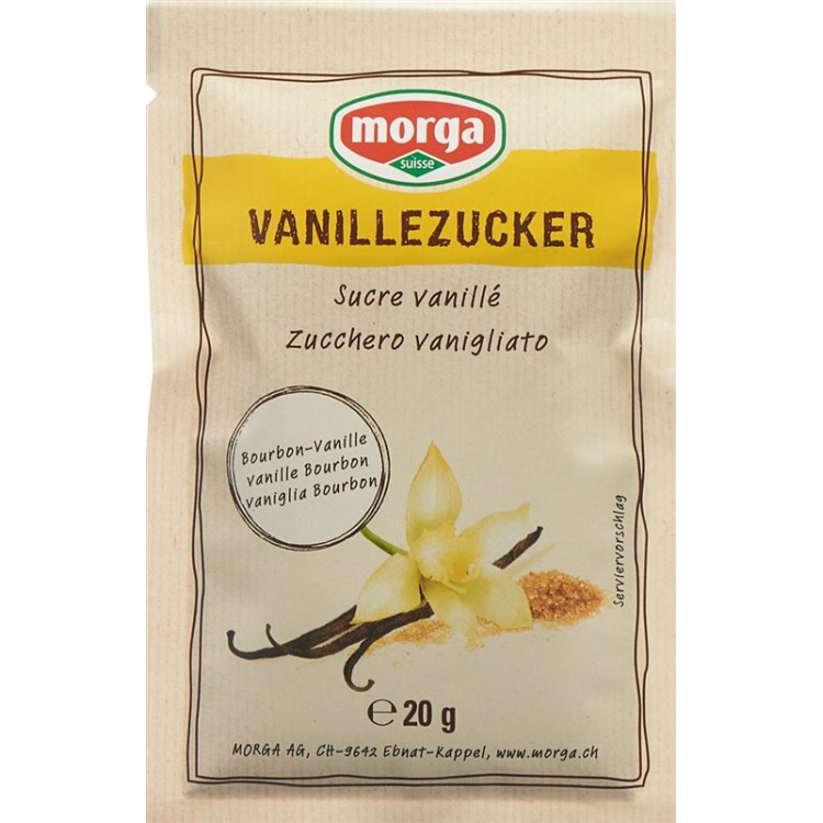 Morga Vanillesuiker Bourbon Zakje 250 g