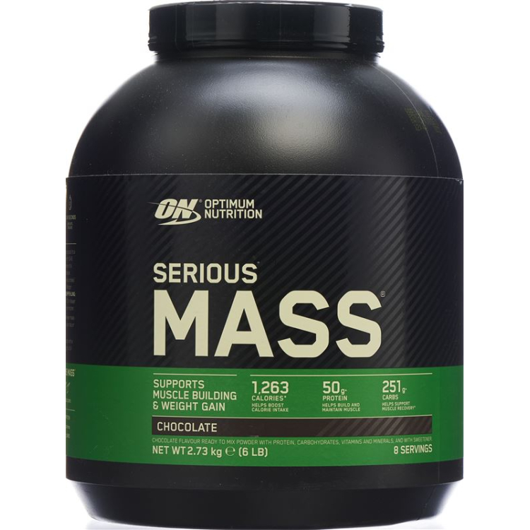 OPTIMUM Serious Mass Chocolate 6lb Ds 2227 g