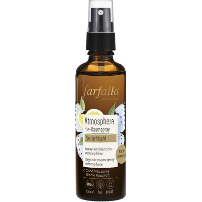 farfalla organic Room Spray is refreshing Lemongrass 75ml