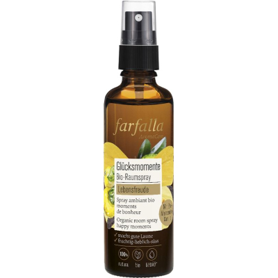 farfalla Bio-Raumspray Lebensfreude Vanille-Mandarine Glücksmomente 75ml