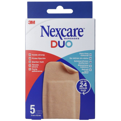 3m nexcare pflaster duo maxi 5 stk