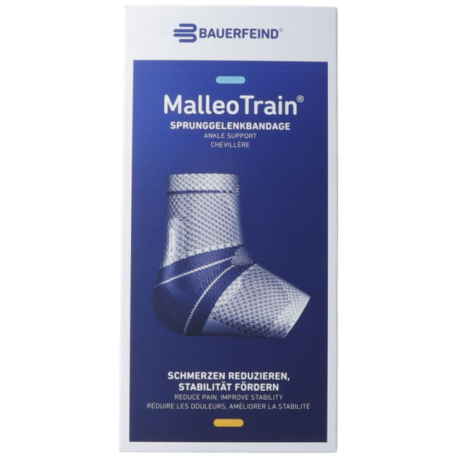 MalleoTrain Aktivbandage Gr4 rechts titan - Ankle Support