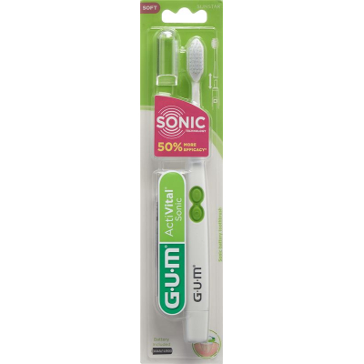 GUM SUNSTAR Activital Sonic Schallzahnbürste weiss