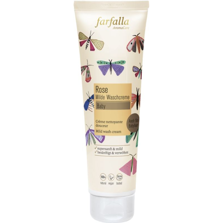 farfalla Baby Milde Waschcreme Rose 145 ml