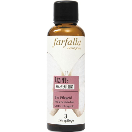 farfalla organic conditioning oil regenerating castor 75 ml