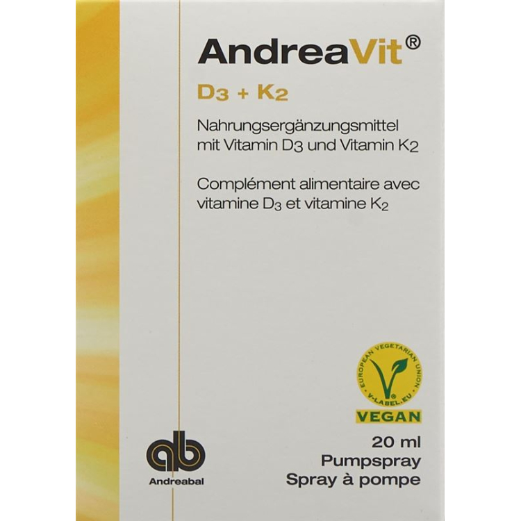 ANDREAVIT D3 + K2 Pumpespray