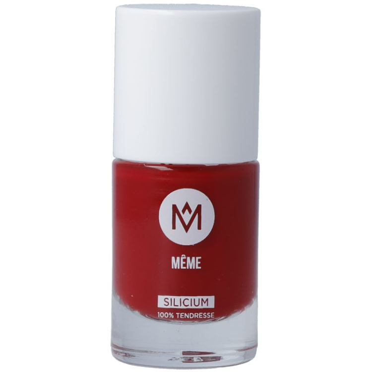 MEME Nagellack mit Silicium Rot 02 Fl 10 ml