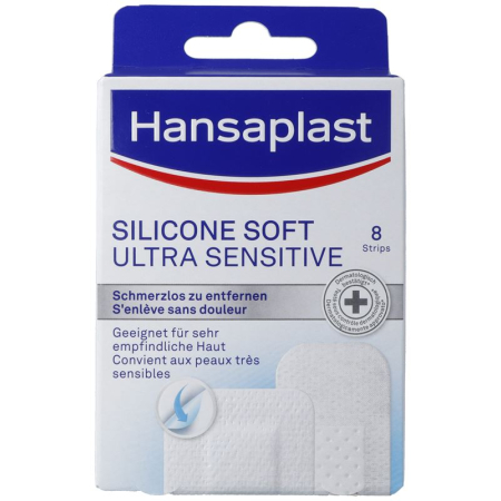 Hansaplast silicone patch mix pack 8 pcs