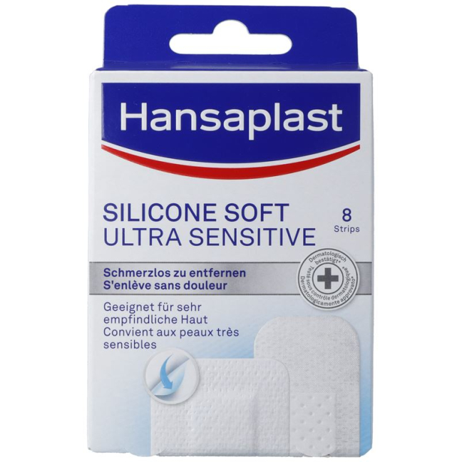 Hansaplast • Pansements Silicone Ultra Sensitive Mixpack • haar