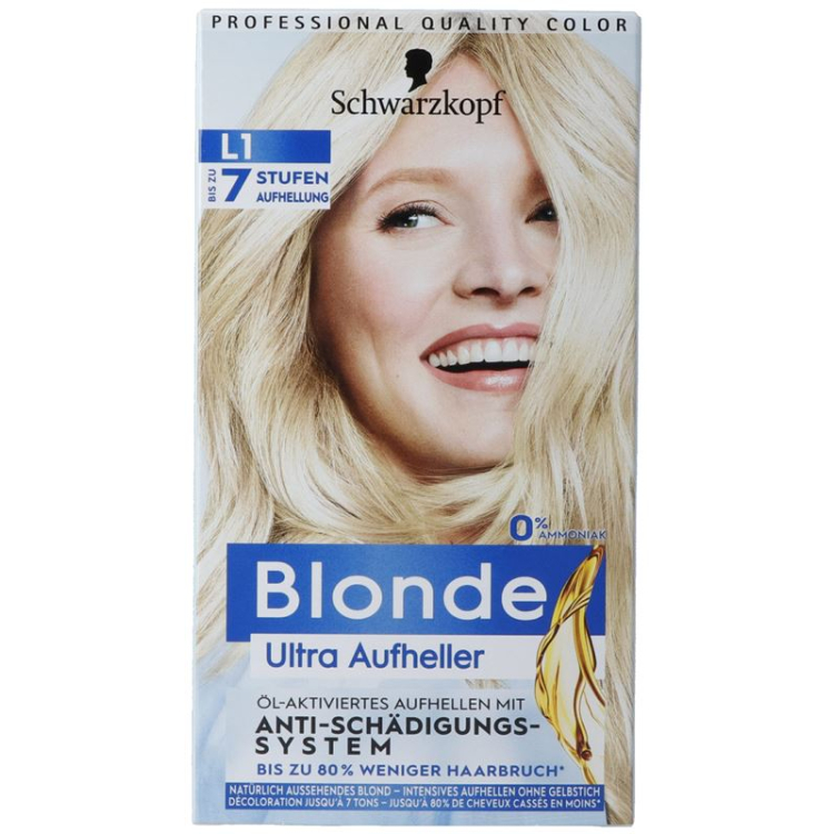 SCHWARZKOPF BLONDE L1 Intensiv Aufheller