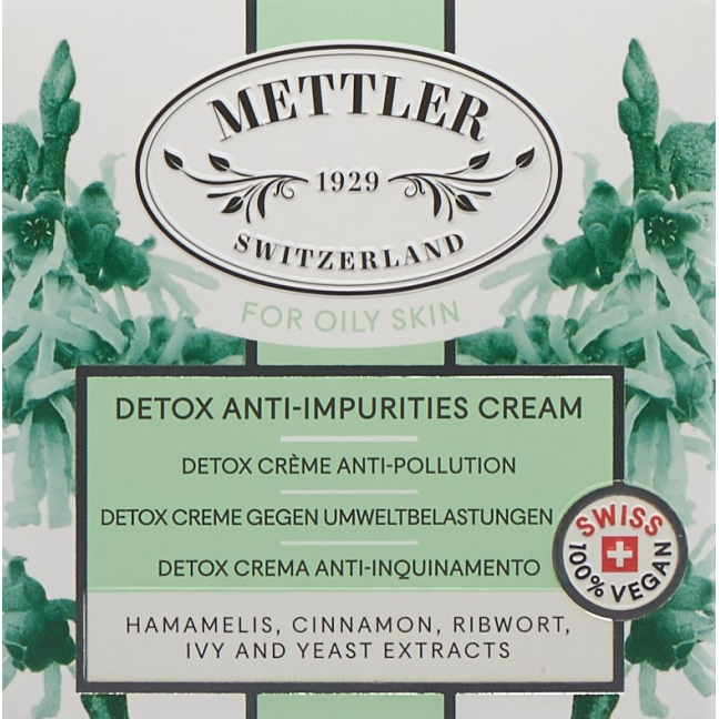 Mettler Detox Krem przeciw zanieczyszczeniom środowiska 50 ml