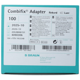Combifix adapter Luer-Lock Rekord dugó 100 db