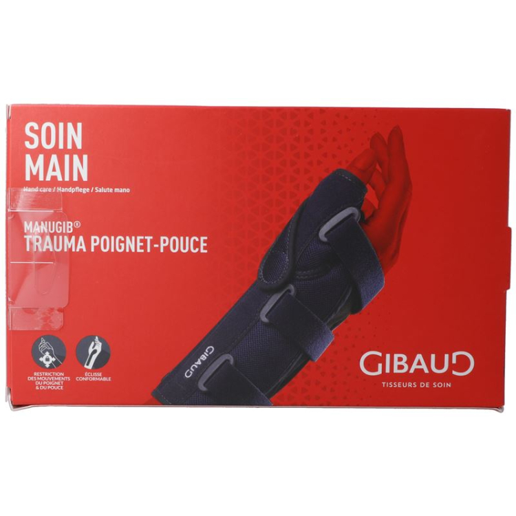 GIBAUD Manugib trauma wrist thumb 2L 18-22cm left