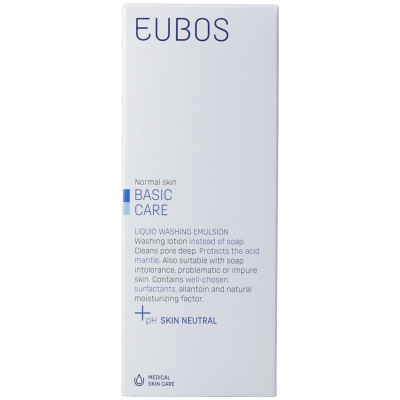 Eubos Seife flüssig unparfümiert blau Fl 200 ml