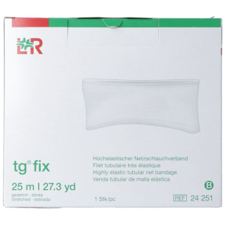 tg fix highly elastic tubular mesh bandage 25m B for extremities
