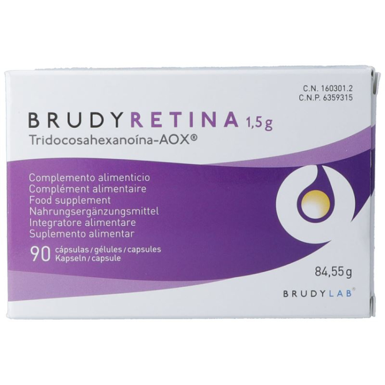 BRUDYRETINA Kaps 1.5 g Blist 90 pcs