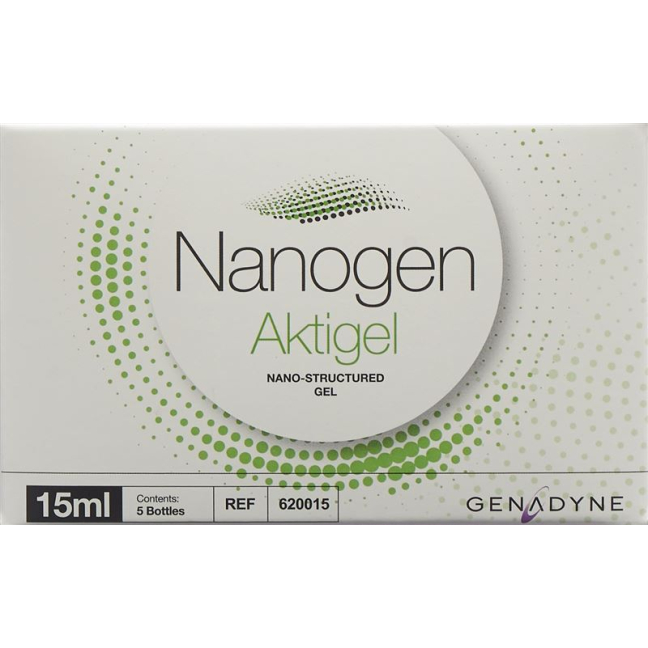 Nanogen Aktigel wound healing gel organic 15 ml