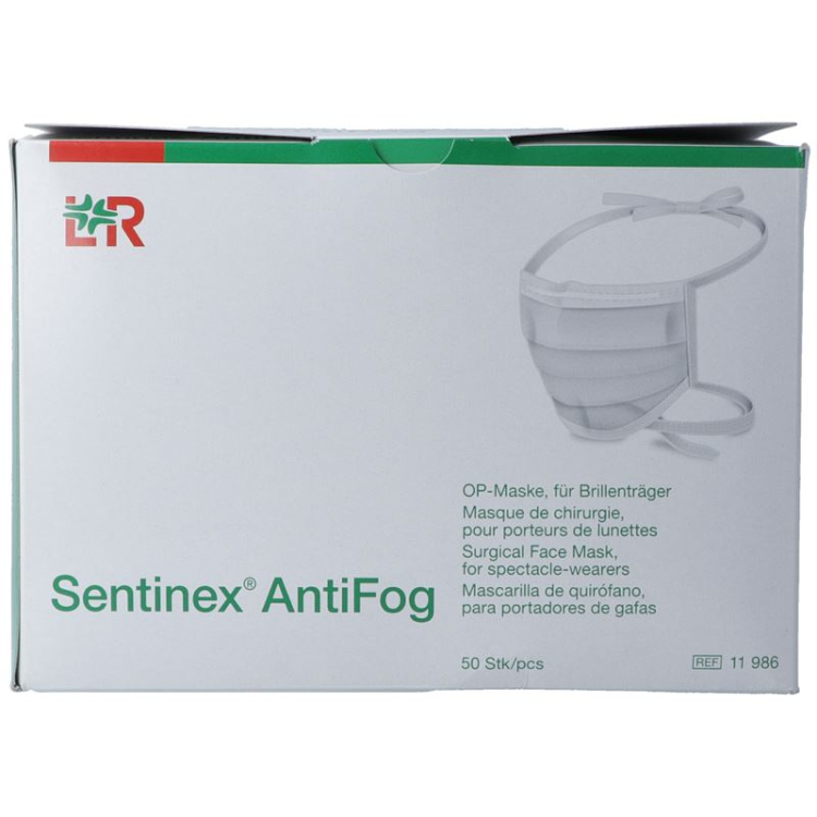 Sentinex kirurgiska masker anti-fog 50 st