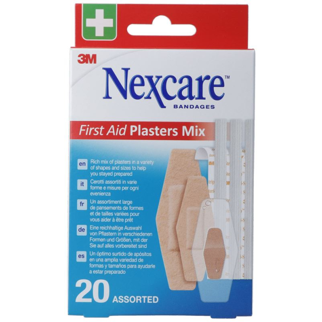 3M NEXCARE First Aid Pflasters Mix зад