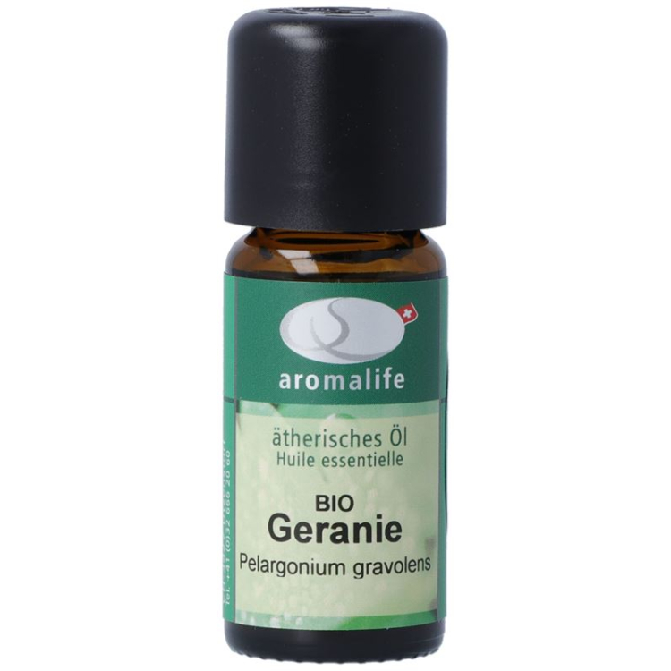 Aromalife éther/huile de géranium flacon 10 ml