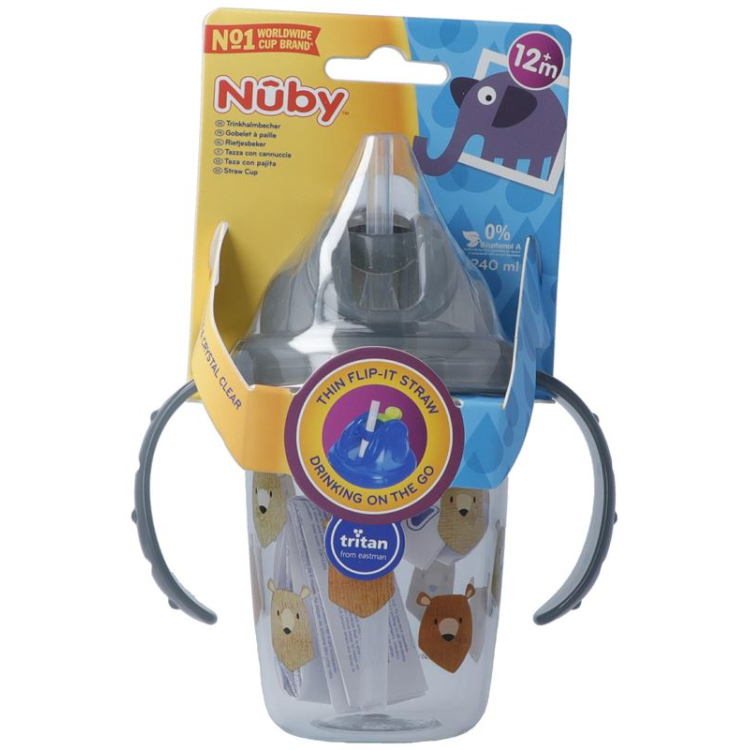 Nuby Flip-It aus TRITAN بمقبض مزدوج 240 مل