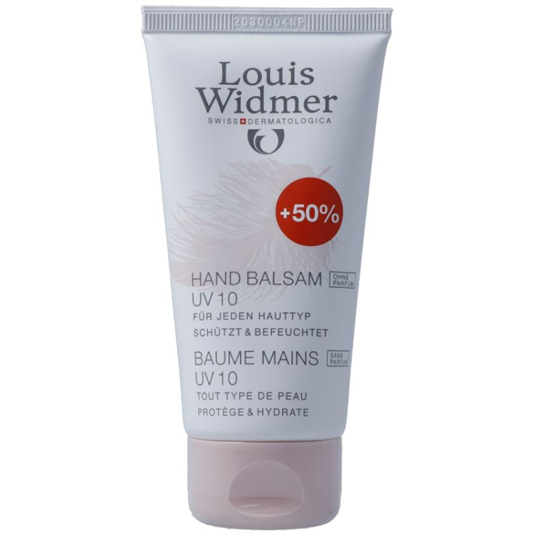 Louis Widmer Corps Baume Mains UV 10 Promo Bukan Parfum 75 ml