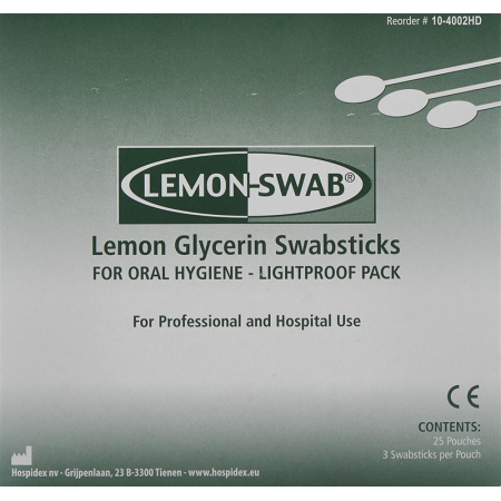 LEMON-SWAB Ватный тампон с глицерином лимон