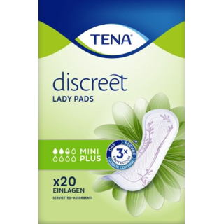 TENA Lady discreet Mini Plus 6 x 20 pcs