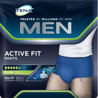 TENA Men Active Fit Pants M Carton 4 x 12 pcs
