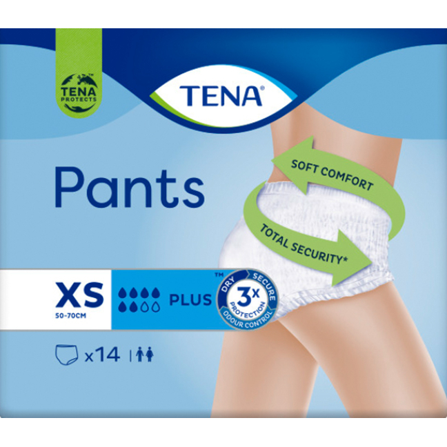 TENA Pants Plus XS - Incontinence Diaper Pants