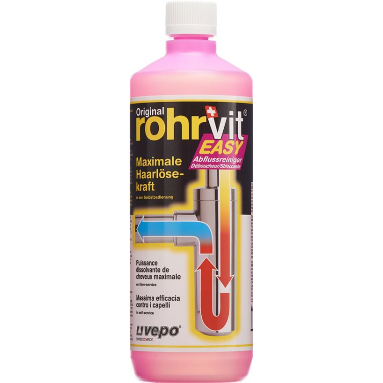 Rohrvit EASY čistič odtoků Fl 1000 ml