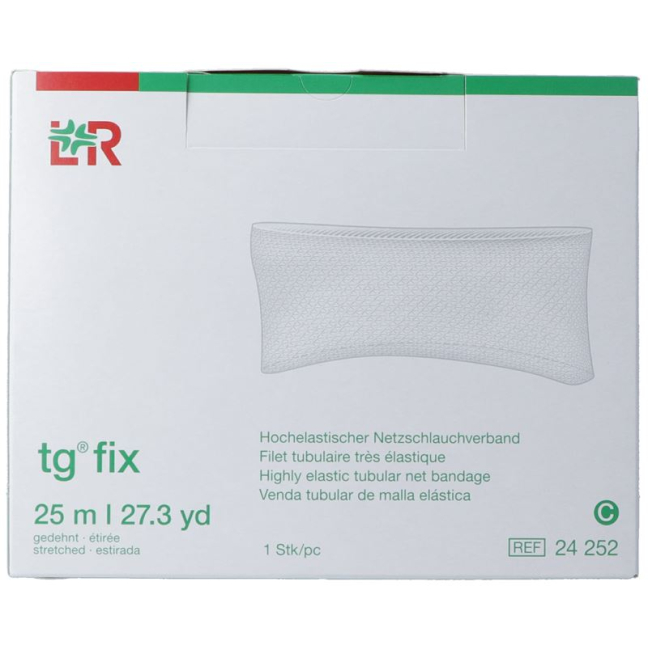 tg fix highly elastic tubular mesh bandage 25m C for extremities