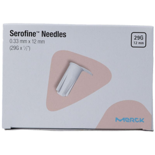 Serofine Needles 0,33x12mm Sterilní 100 kusů