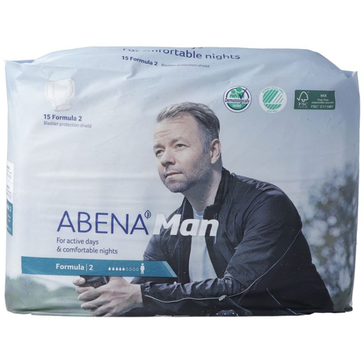 ABENA Man Formula 2 23x29 ס"מ 700 מ"ל