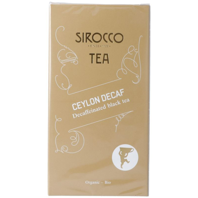 Sirocco Ceylon tea bags Decaf 20 pcs