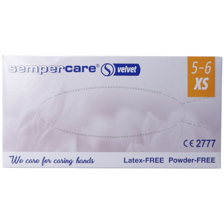 Sempercare velvet XS sterile powder free 200 pcs