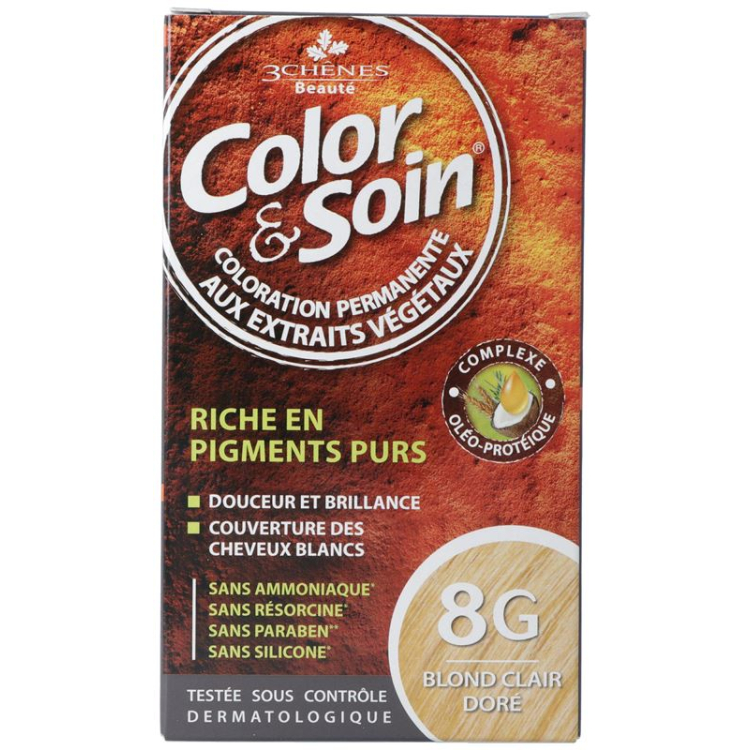 Color & Soin Coloration 8G блонд Клэр Доре 135 мл