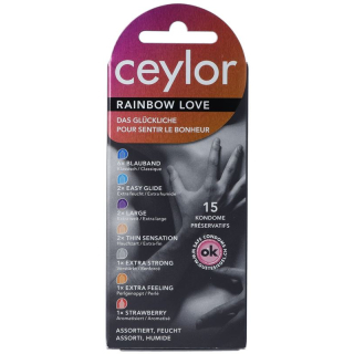 Ceylor Rainbow Love condoms 15 pcs