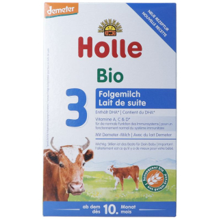 Holle Bio-Folgemilch 3 Karton 600 gr