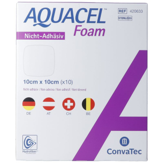 AQUACEL Foam non-adhesive 10x10cm