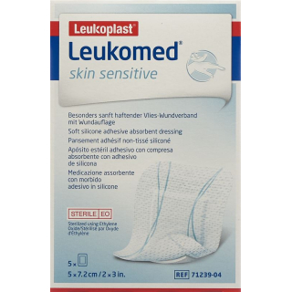 Leukomed skin sensitive 5x7.2cm 5 Stk