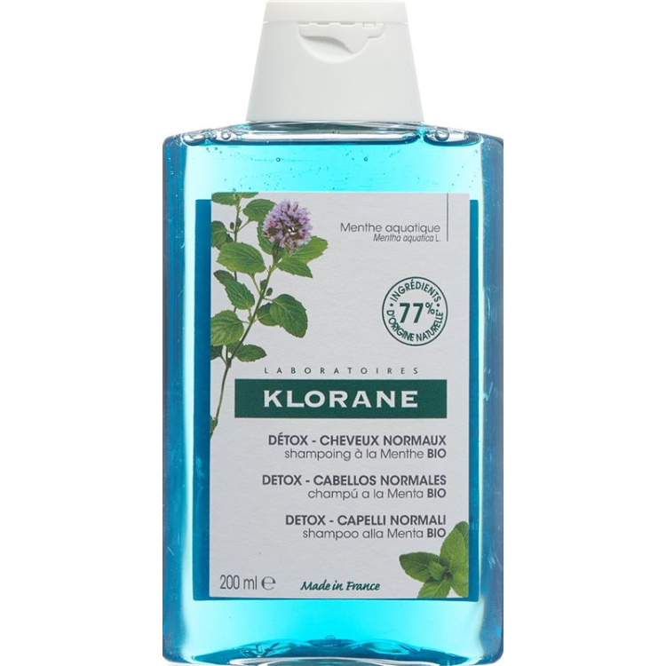 Klorane Wasserminze Bio Shampun Fl 200 ml