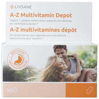 Livsane A-Z Multivitamin Depot Tabl CH Verzija 60 Stk