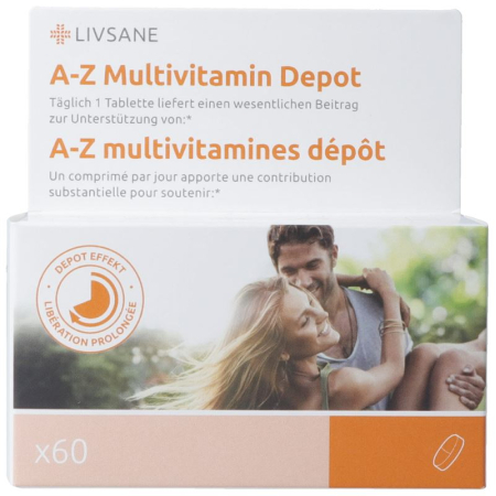 Livsane A-Z マルチビタミン デポ錠 CH バージョン 60 Stk