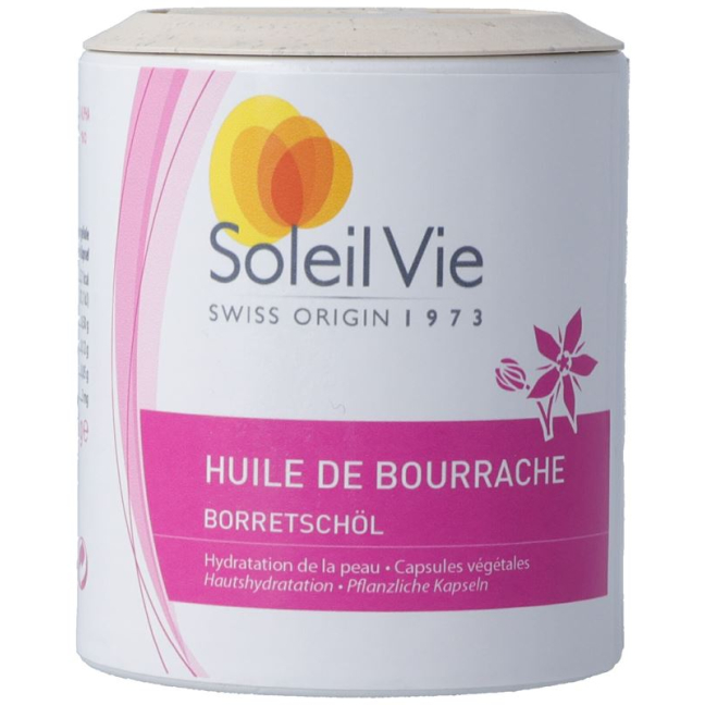Soleil Vie borage oil Kaps 694 mg cold pressed organic 90 pcs