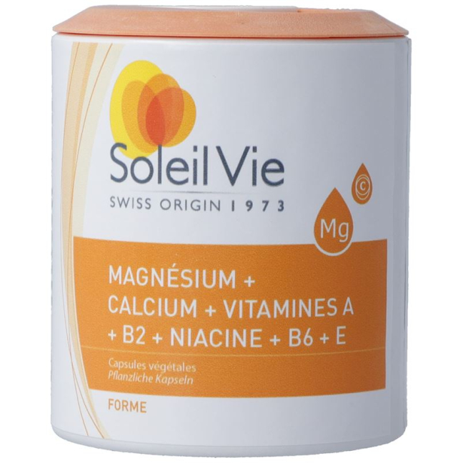 SOLEIL VIE Magnésium Calcium + Vit Kaps